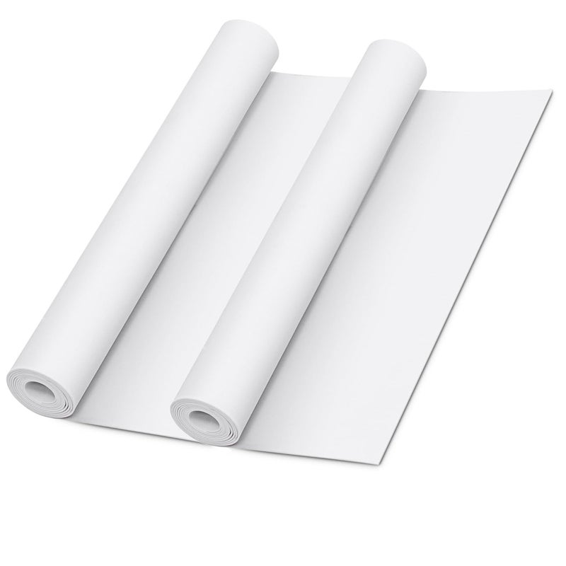 MEARCOOH 2-Pack White Eva Foam Cosplay Sheets roll, Premium eva Craft Foam 1mm Thick,13.9"" x 39"", High Density 86kg/m3 for Cosplay Costume, Crafts, DIY Projects by MEARCOOH - Image 1